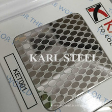 201 acier inoxydable Ket001 feuille gravée pour les matériaux de décoration